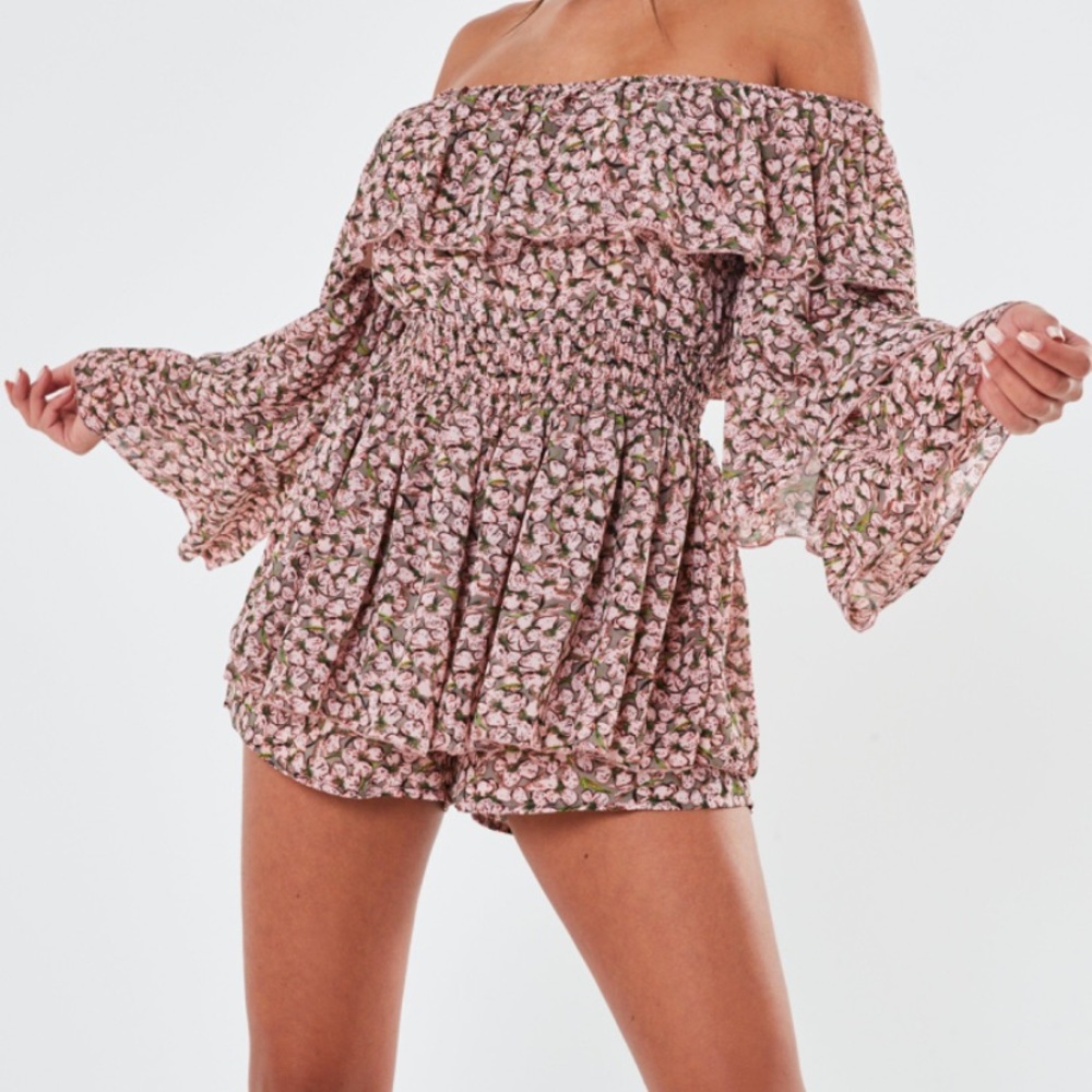 Floral Colorful Romper